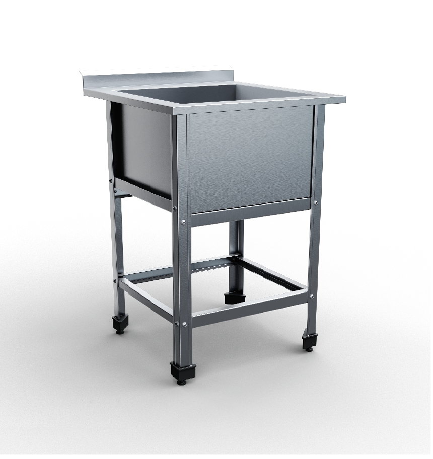 Ванна моечная сварная 1 емкость 470х480х850