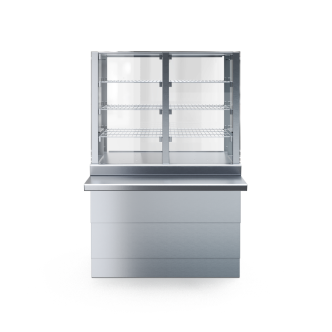 Прилавок-витрина нейтральный закрытый 1120