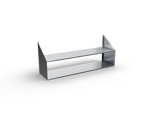 Полка настенная перфорированная 2-х ярусная ПКЧ-2-13/3-П