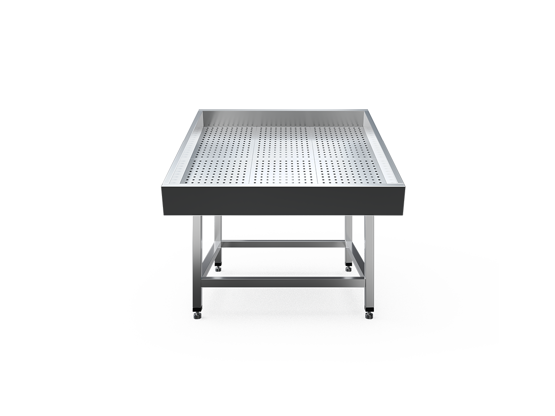 Столы-витрины для рыбы на льду