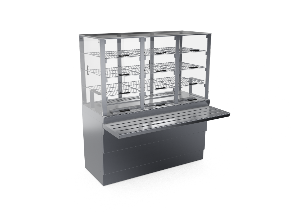 Прилавок-витрина холодильный закрытый 1500