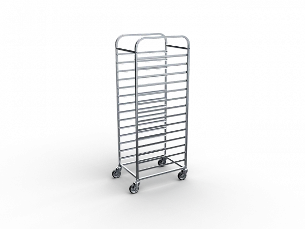 Тележка-шпилька универсальная 14 уровней стандартные колеса 75 мм